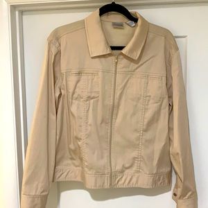 Lightweight beige Chico’s jacket